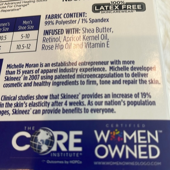 New Skin EEZ Advanced Healing Wellness Socks to help with Diabetes & Foot Pain - Picture 6 of 8